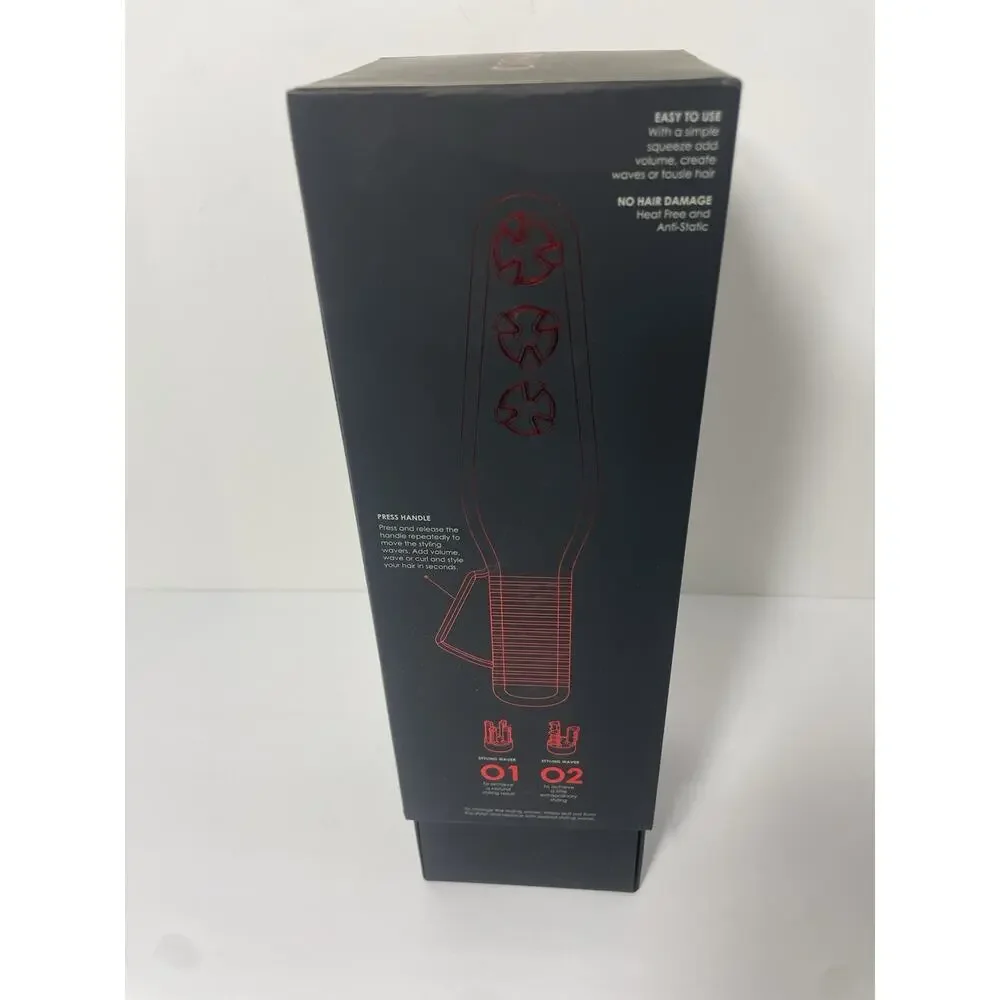 Cirrus Curly & Ripply Styling Waver 3 Way Hair Tool No Heat or Electrcity NEW